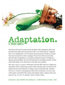 Adaptation 2013 poster